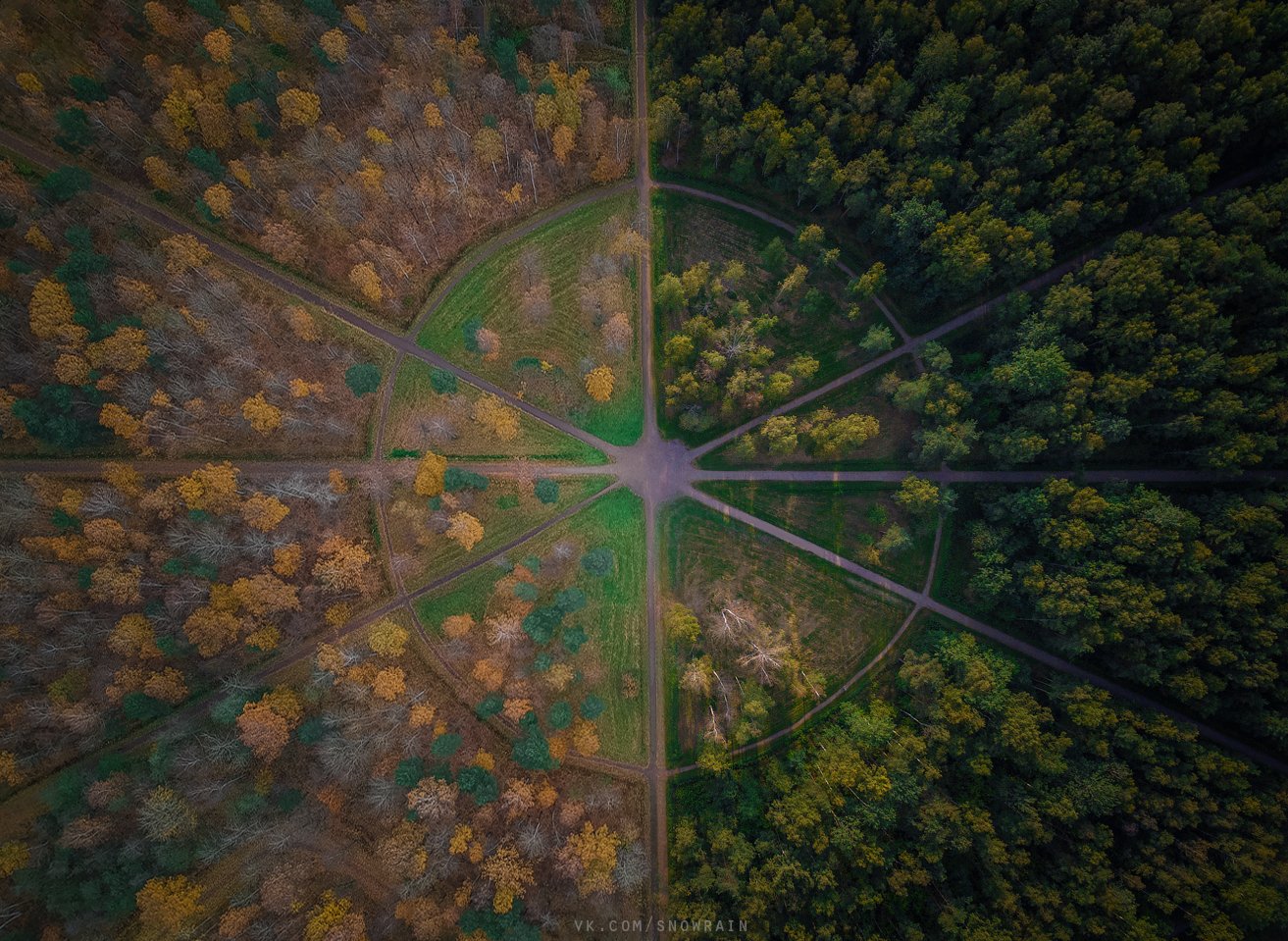 autumn, nature, aerial, drone, аэрофотосъемка, коптер, природа, пейзаж, landscape, осень, dji, Snowrain