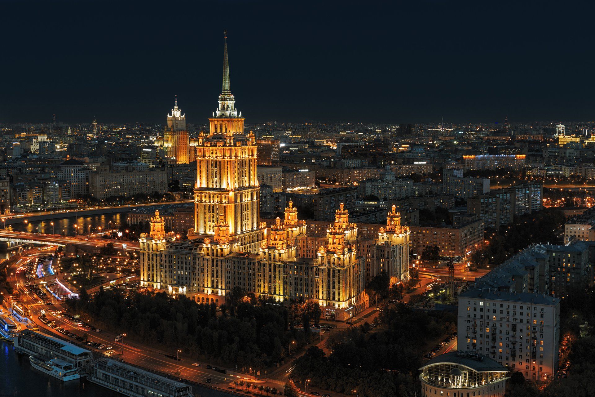 гостиница, отель, украина, рэдиссон, ночь, пейзаж, архитектура, hotel, ukraine, radisson, night, landscape, architecture, Юрий Шурчков