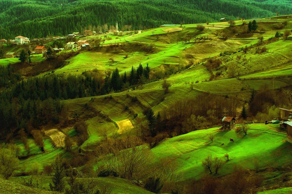 rhodope, sunrise, mountain villages, bulgaria, Albena Markova