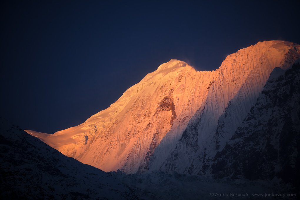 непал, горы, гималаи, ганггапурна, аннапурна, рассвет, ледник, утро, Антон Янковой (www.photo-travel.com.ua)