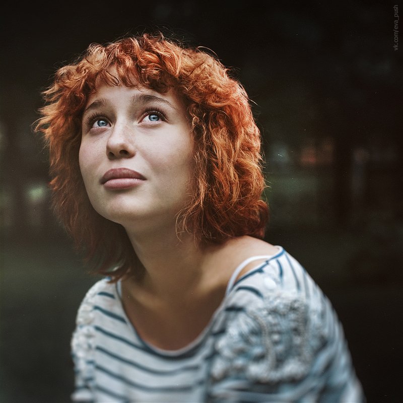 redhead , red hair , portrait , carrotcat, Женя Белан