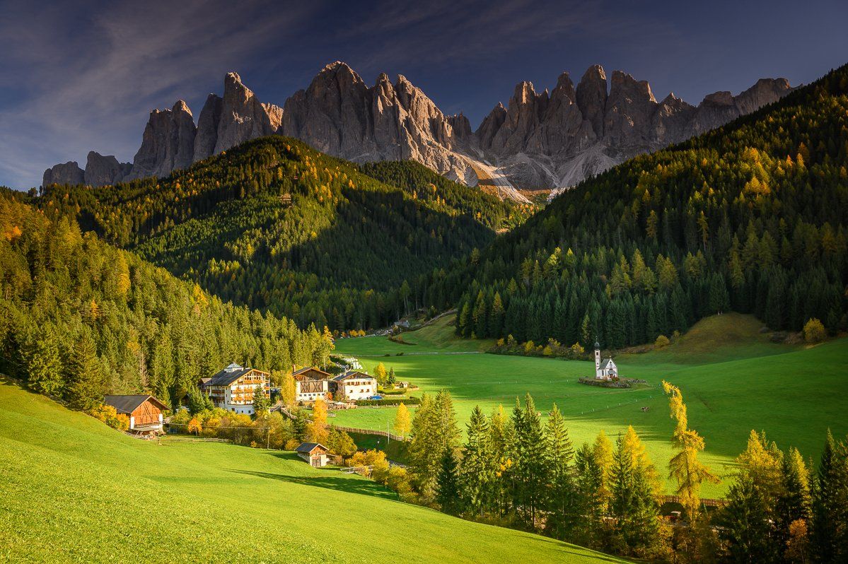 Landscape, santa maddalena, Dolomites, Unesco, , Arnfinn Malmedal