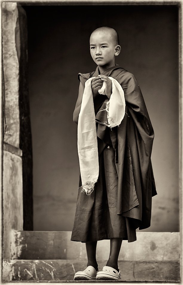монах, буддизм, тибет, Yury Pustovoy