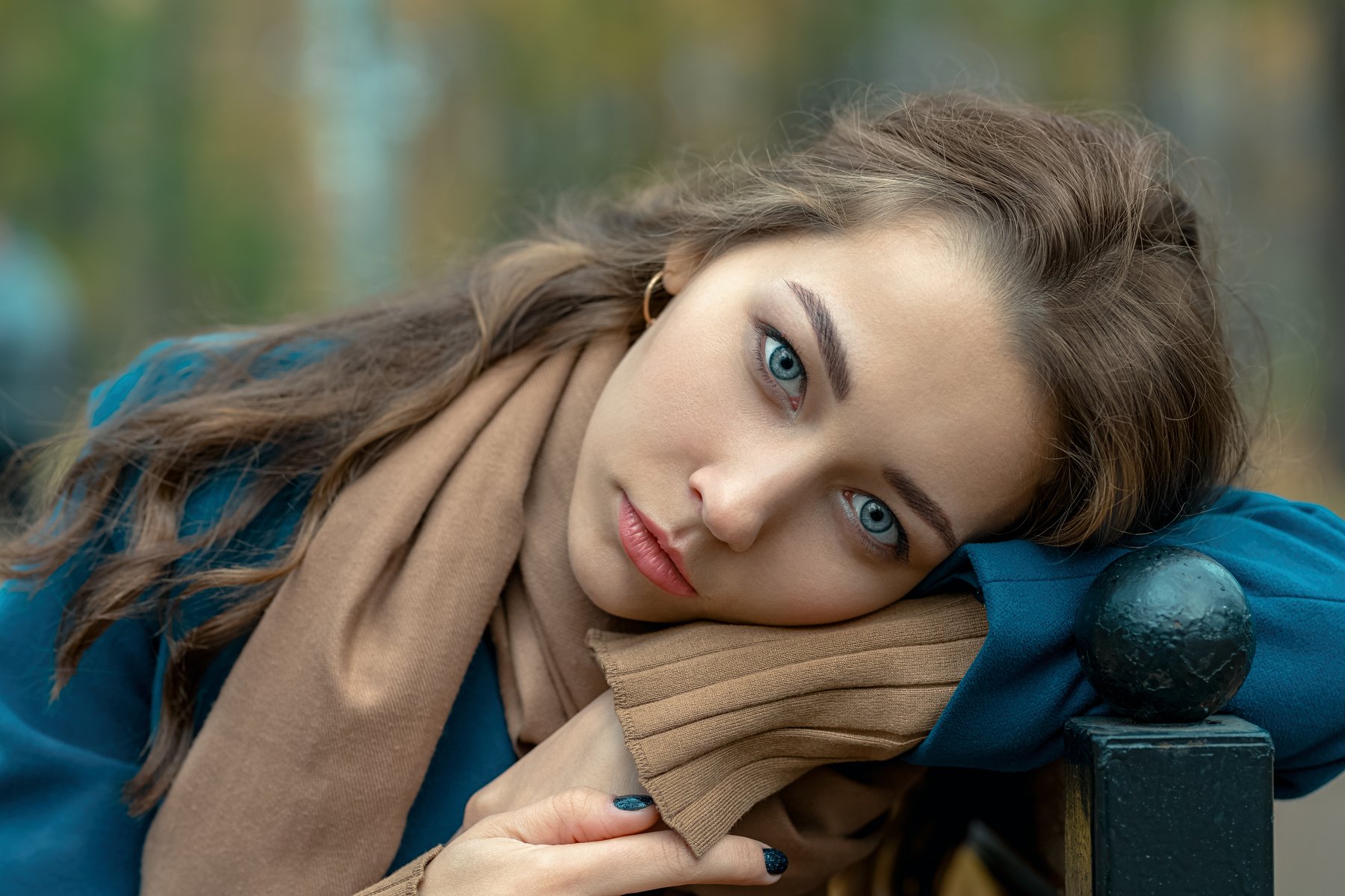 портрет девушка  красота нежность взгляд, Юрий Захаров