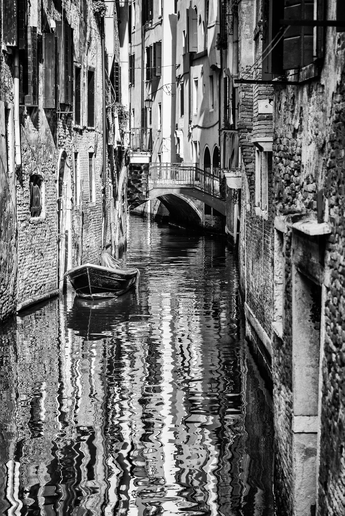 венеция, город, архитектура, каналы, вода, отражения, черно-белое, Владимир Брагилевский