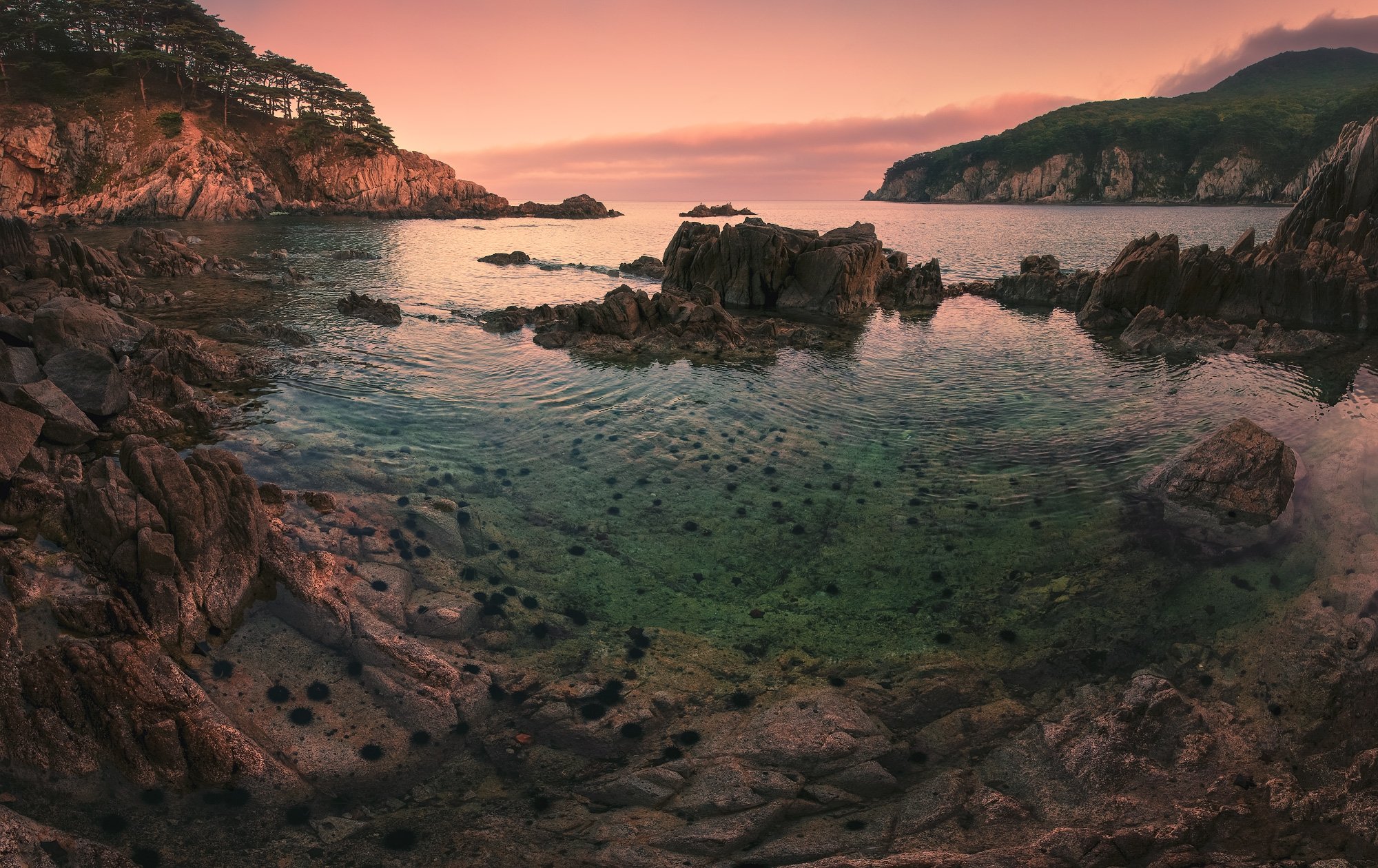 панорама, море, скалы, камни, Андрей Кровлин