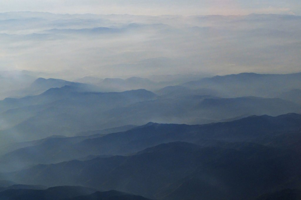 горы, туман, утро, Александр Аседач