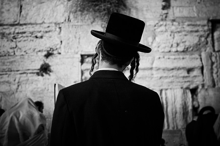 jerusalem, prayer, western wall blackת and white, pini hamou
