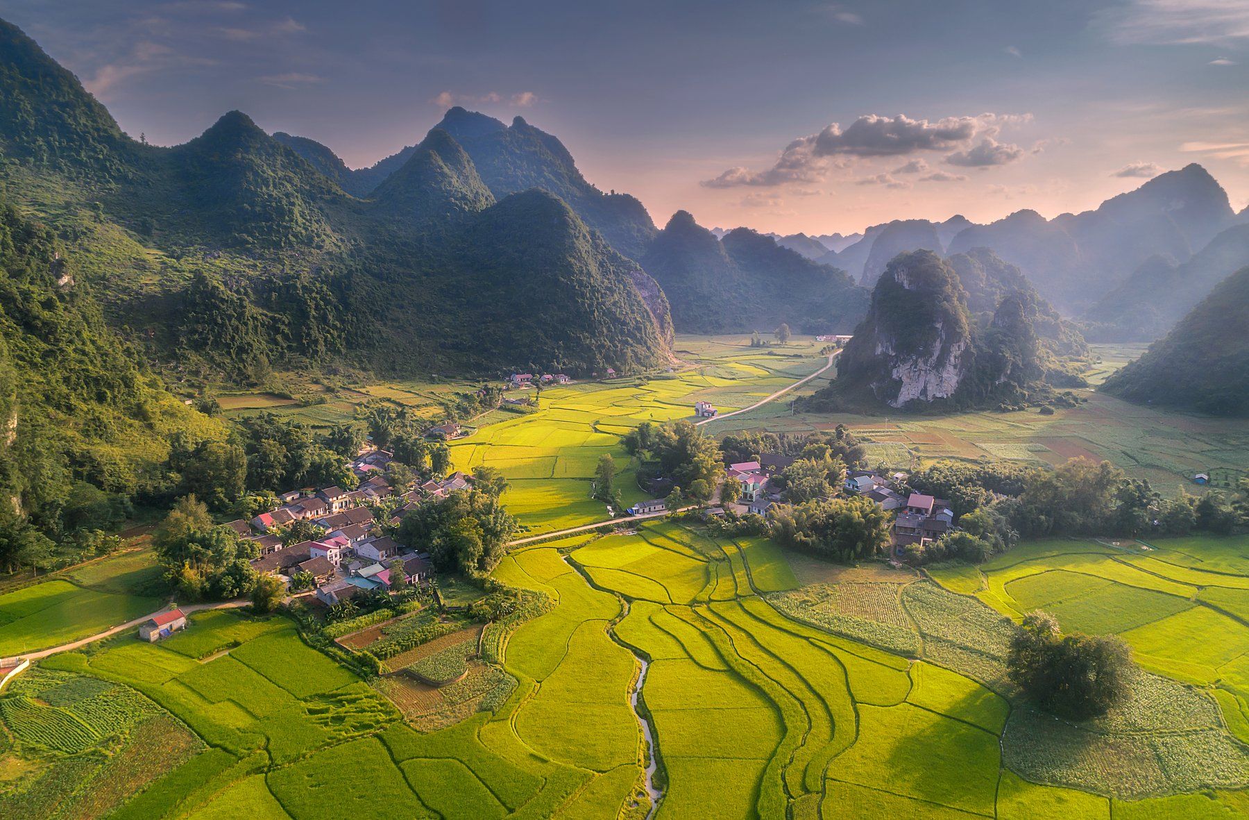 #Caobang #Vietnam #Villages #Ripe rice #harvest #Trungkhanh, Vũ Tuấn