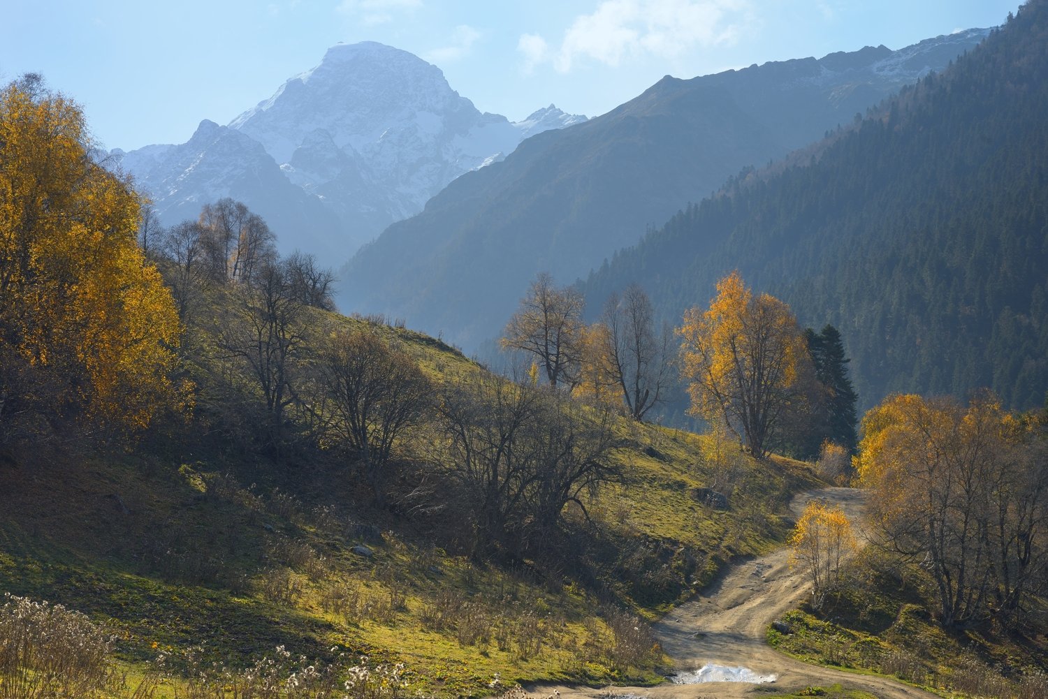горы кавказ осень архыз, Александр Жарников
