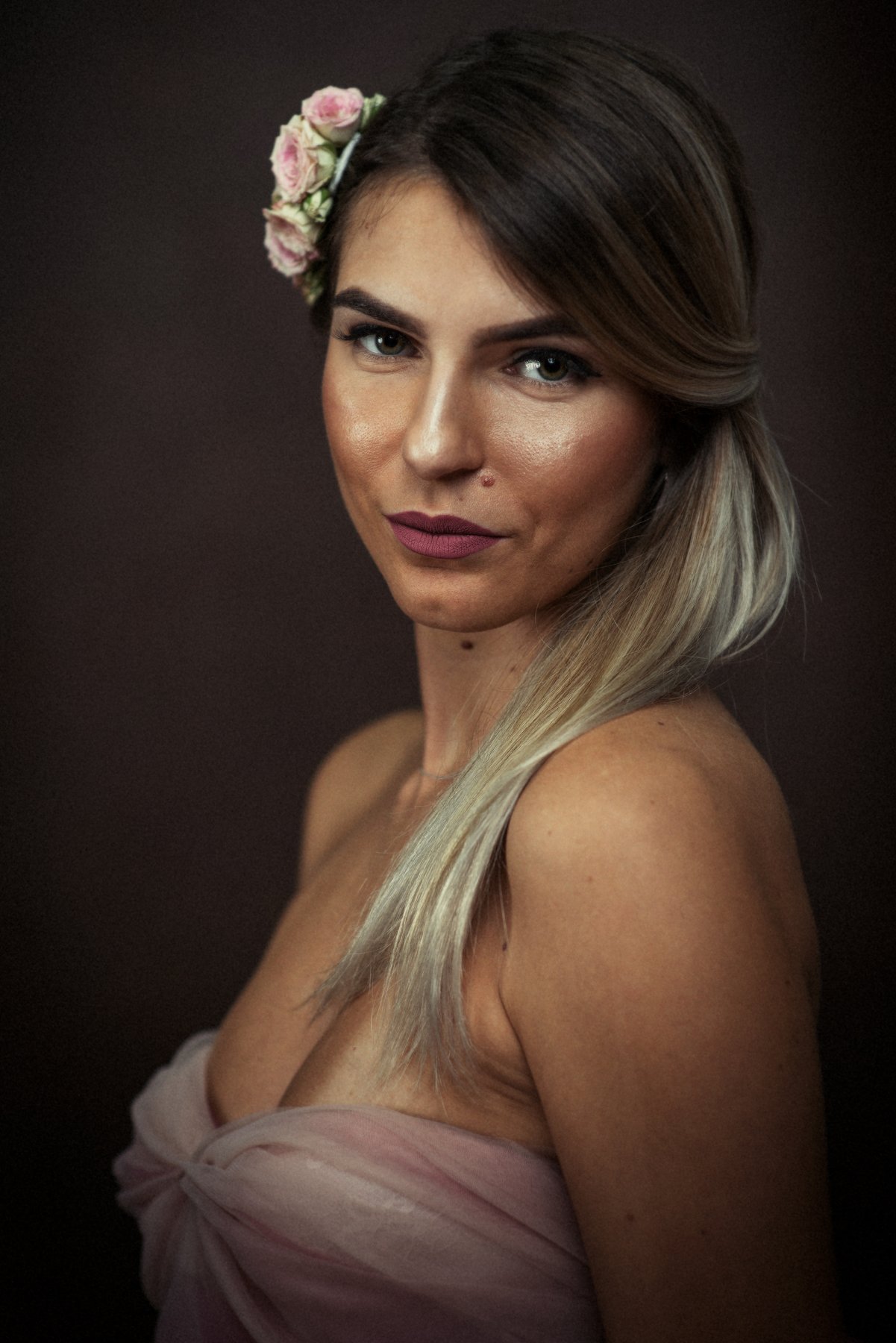 portrait painterly woman, Alexandru Roibu