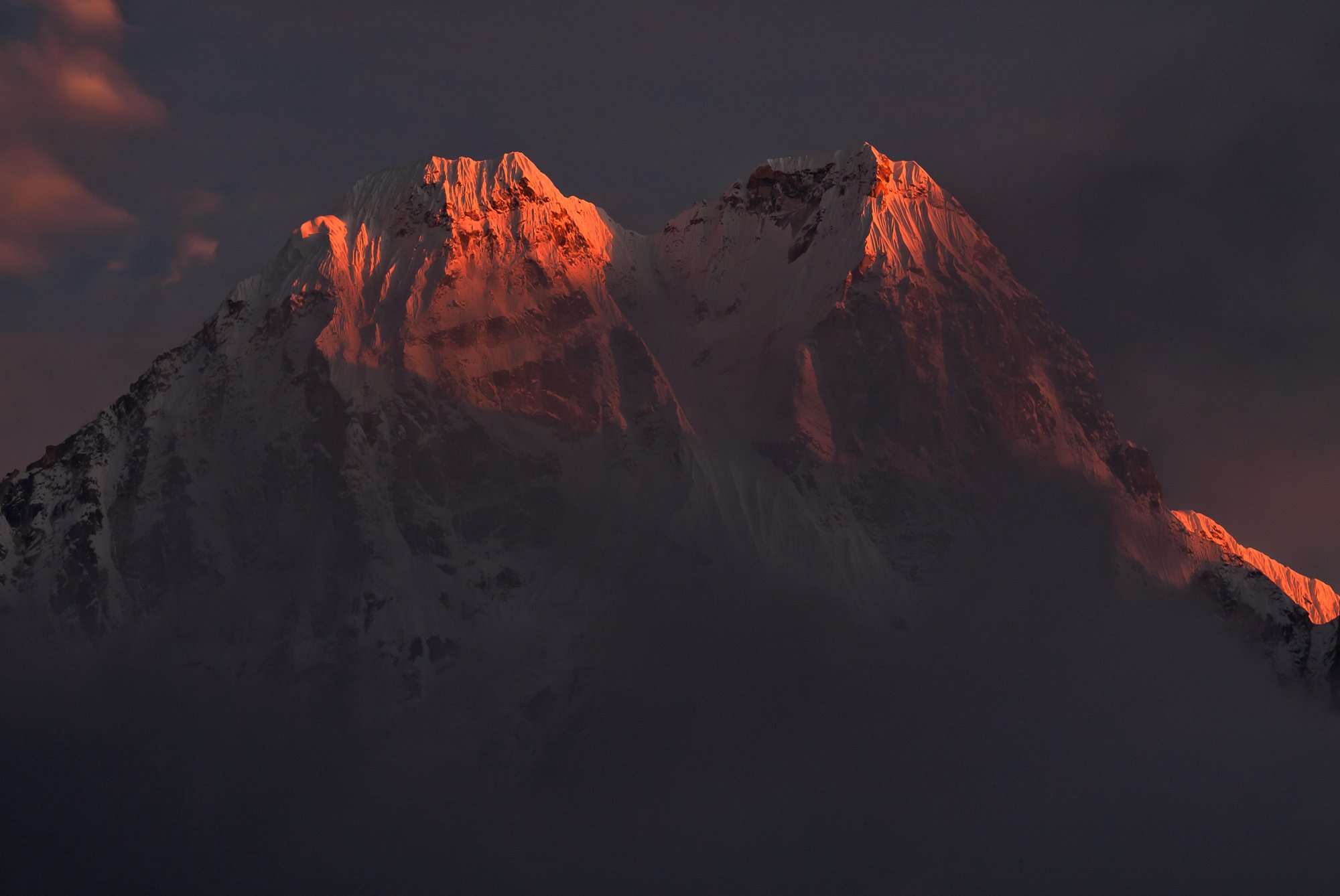 Непал горы Гималаи закат, Михаил Глаголев