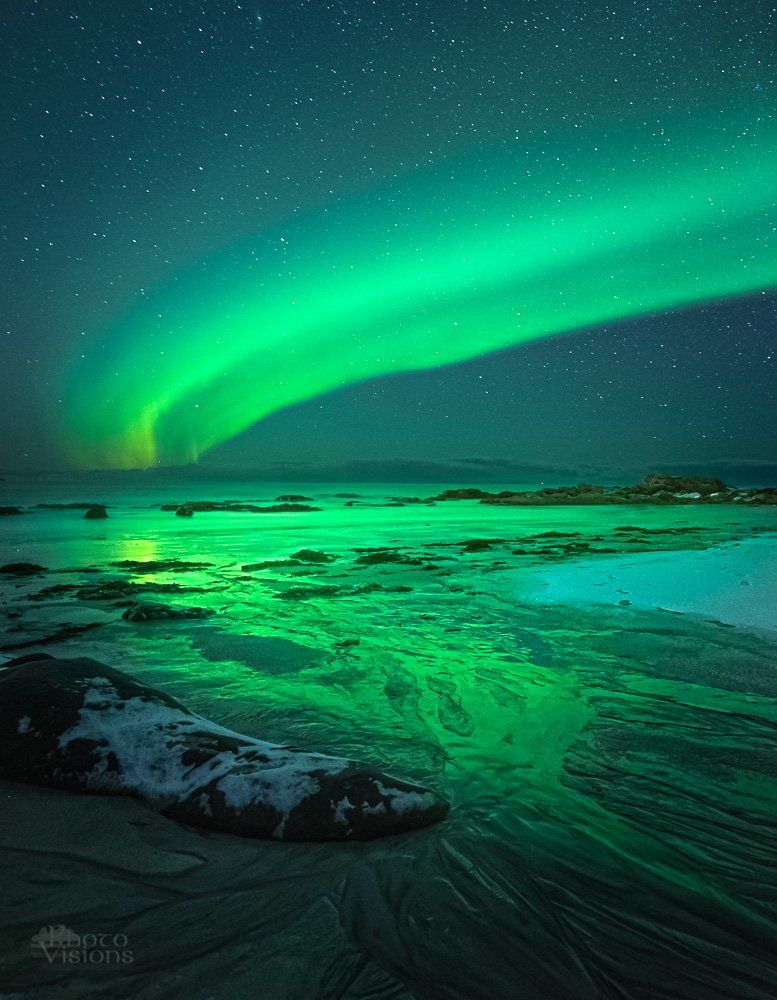aurora,north lights,norway,norwegian,lofoten,skagsanden,night,, Adrian Szatewicz