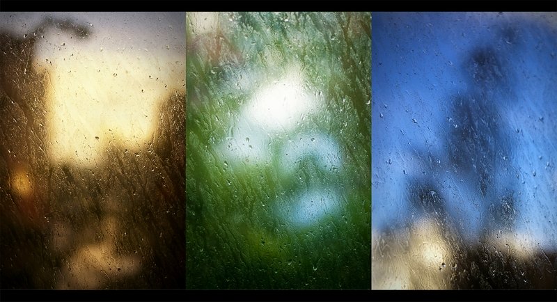 дождь, солнце, природа, окно, коллаж, триптих, никон, Igor Butckhrikidze