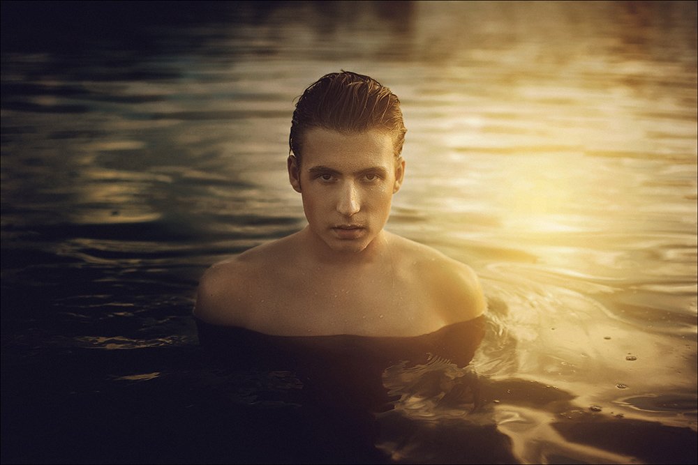 boy, water, portrait, Данила Лопаткин