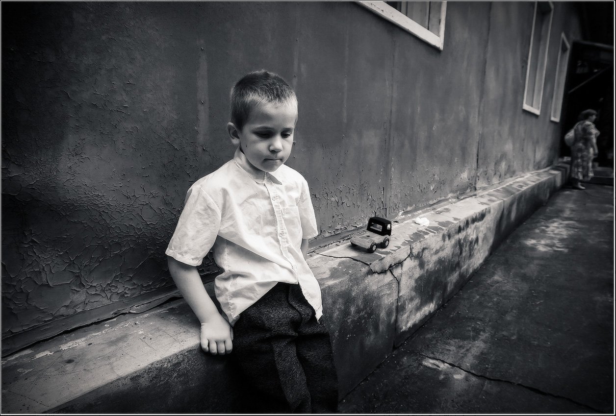 мальчик, одиночество, Андрей Кровлин