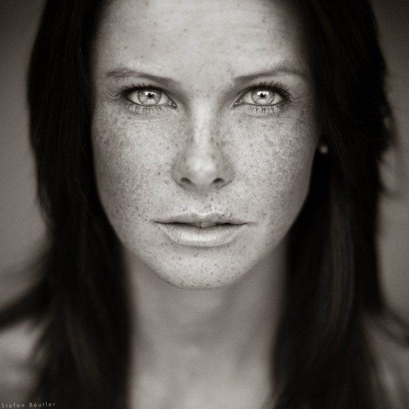 portrait, woman, available, daylight, freckles, Stefan Beutler