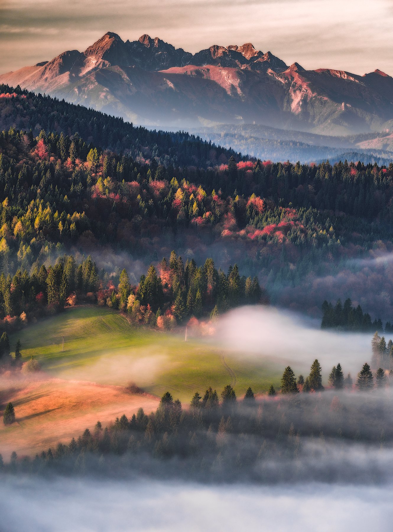 landscape, photogrpahy,tatra,mountains,national,park,sunrise,foggy,amazing,place,sun, Jakub Witos
