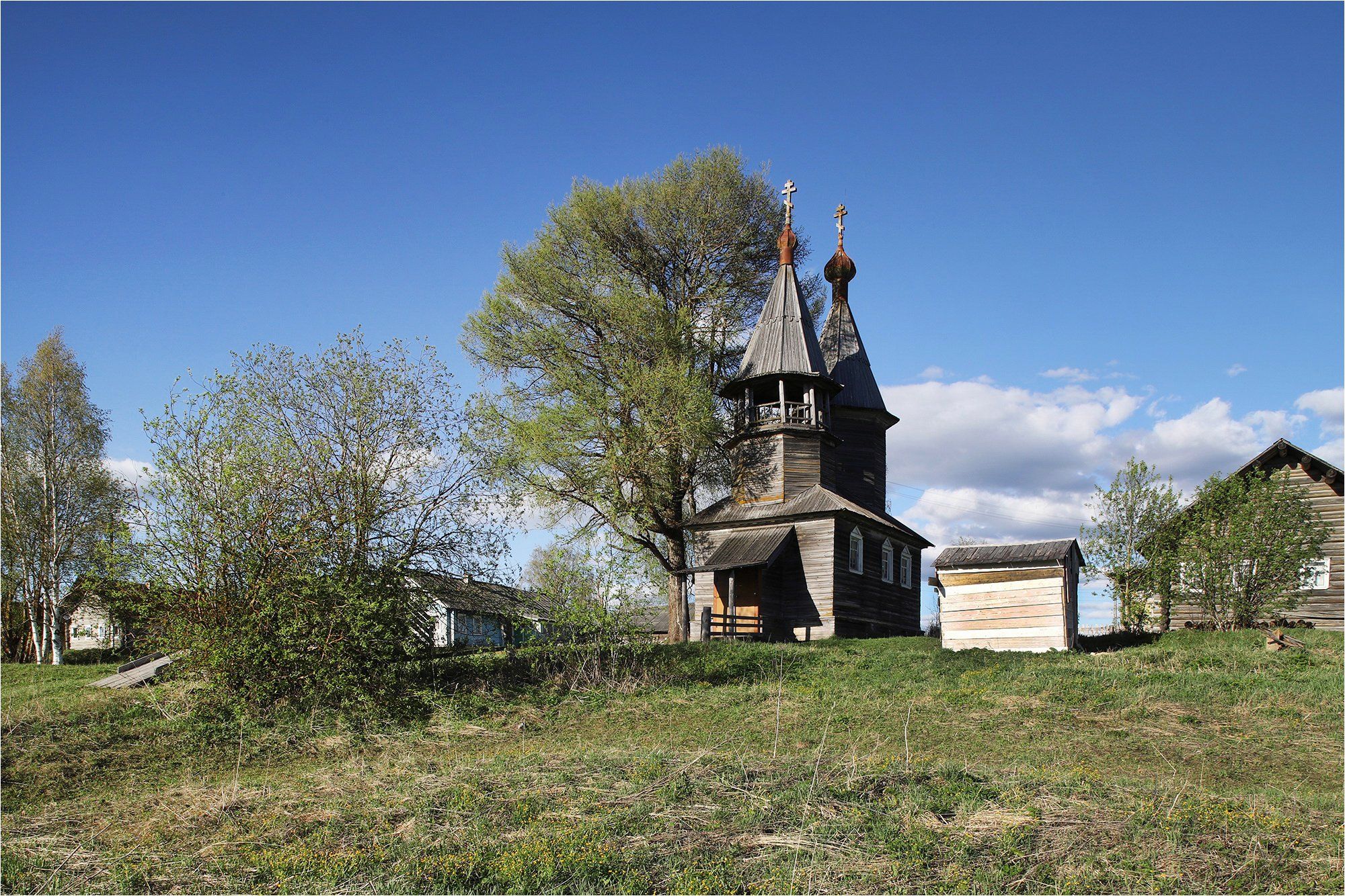 май, весна, каргополье, архангельская область, путешествие, деревянный храм,, Victor Pechenev