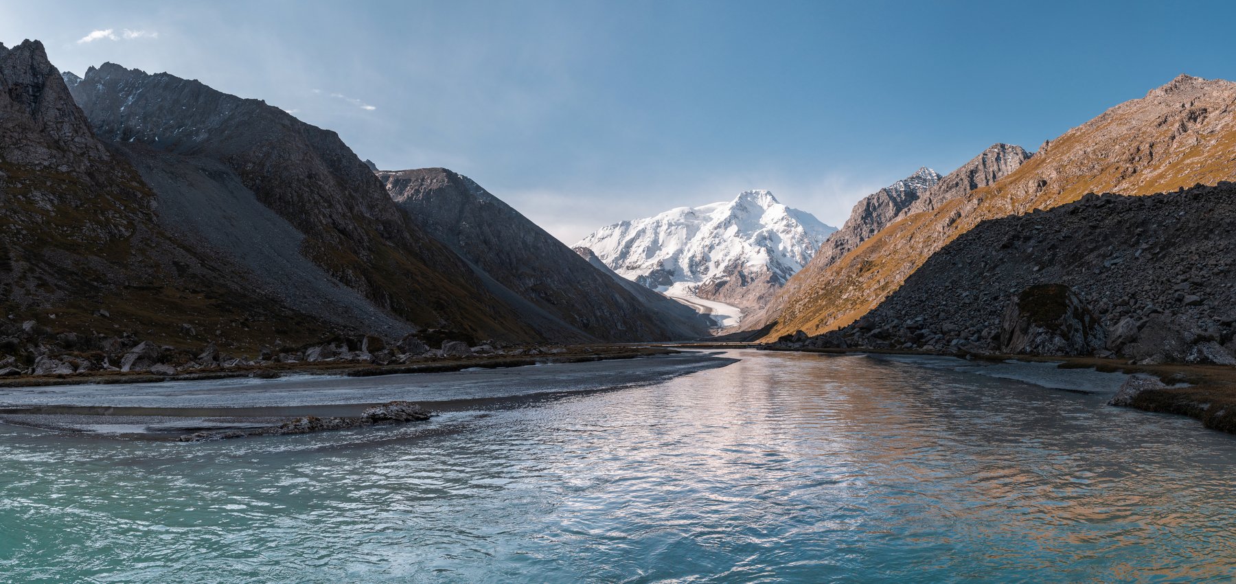 киргизия, терскей, горы, река, Evgeniy Khilkevitch