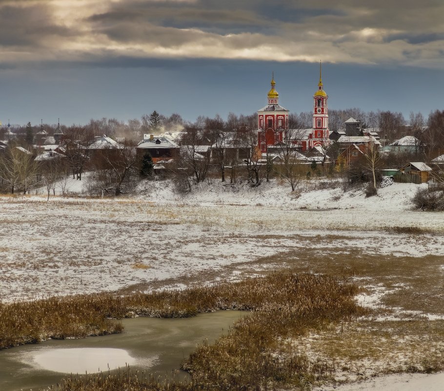 суздаль пейзаж снег, Дмитрий Алексеев
