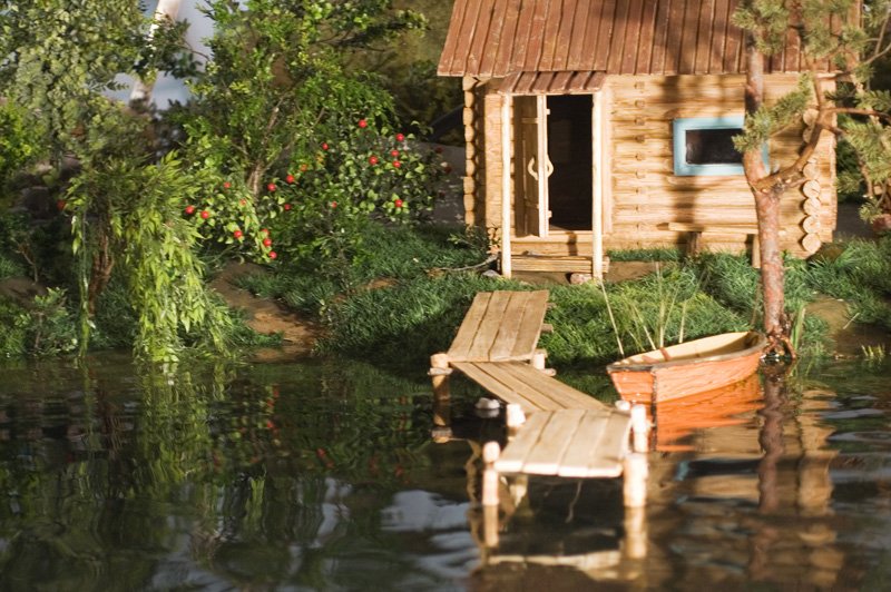 пандорафильм,вода,макет,зелень, Евгений Пугачев.