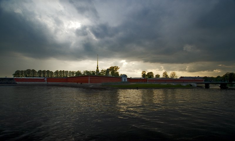 пертопавловская крепость,небо,закат,нева, Евгений Пугачев.