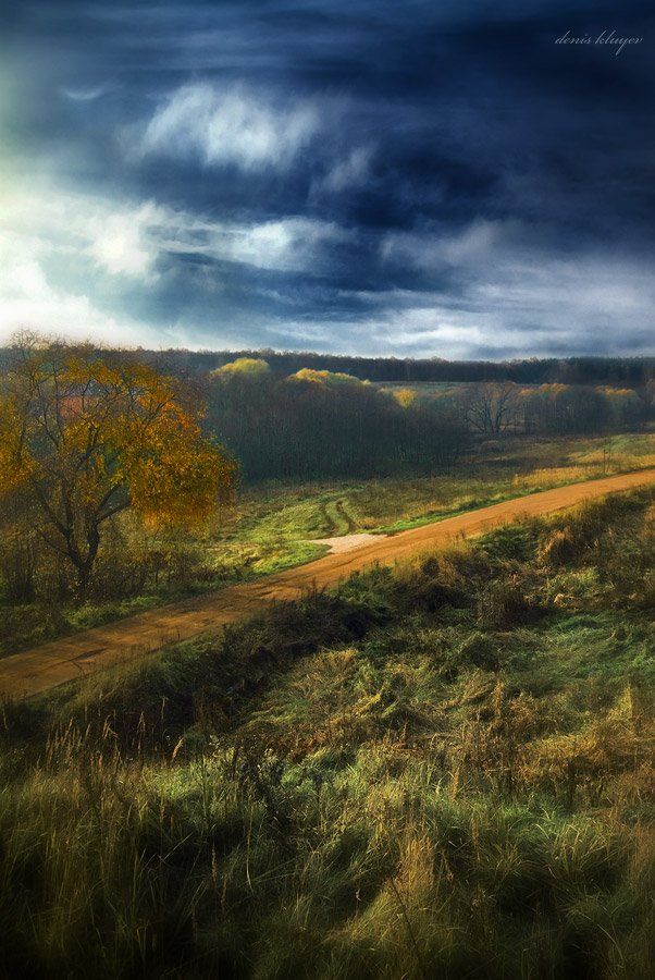 фото, пейзаж, деревня, ромашково, осень, Денис Клюев