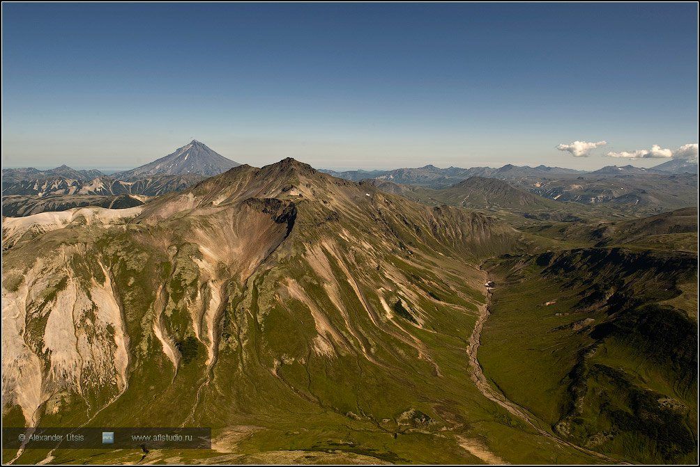 горы,вершины,долина,вулкан,камчатка, Александр Лицис