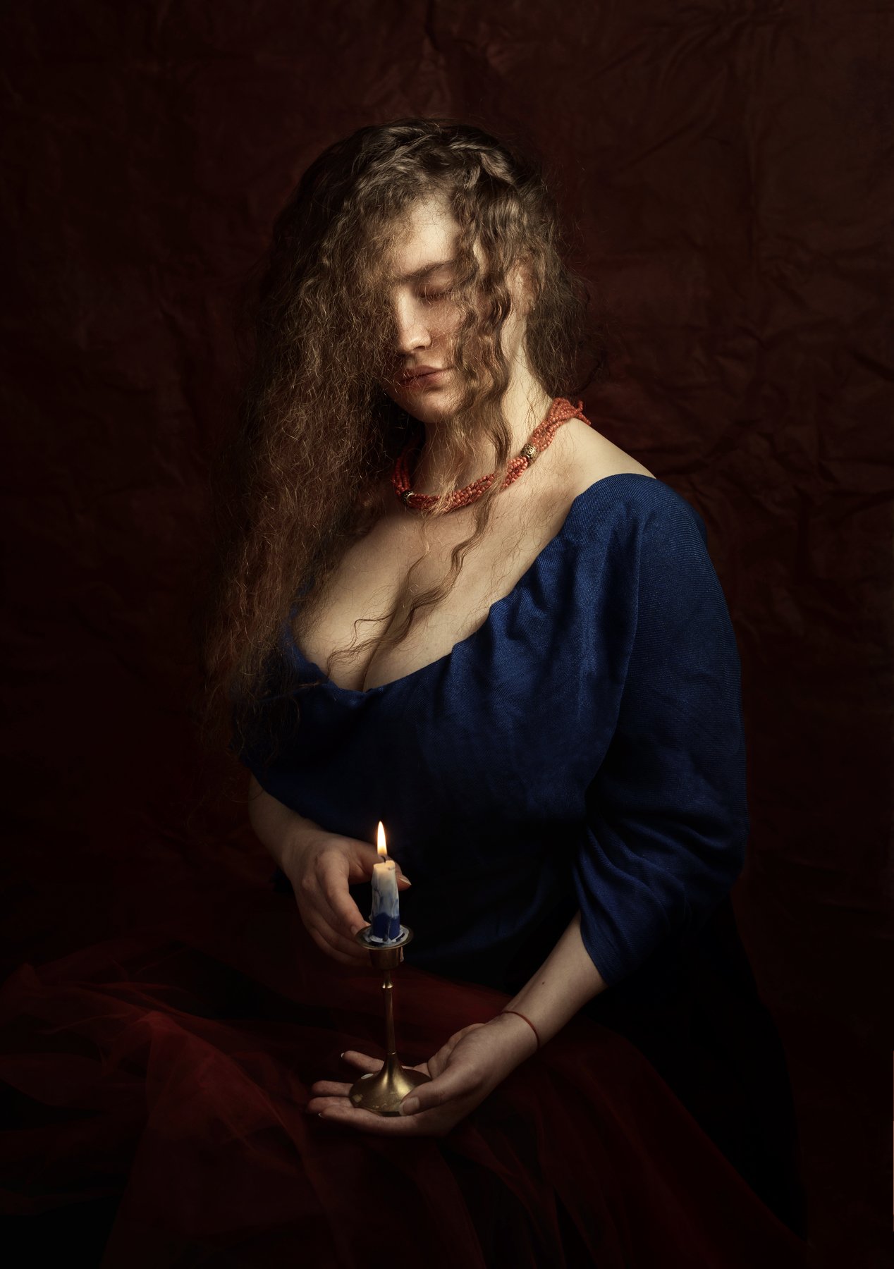 fine art , постановочная фотография ,жанровый портрет, губы , portrait, Natalia Kholodova