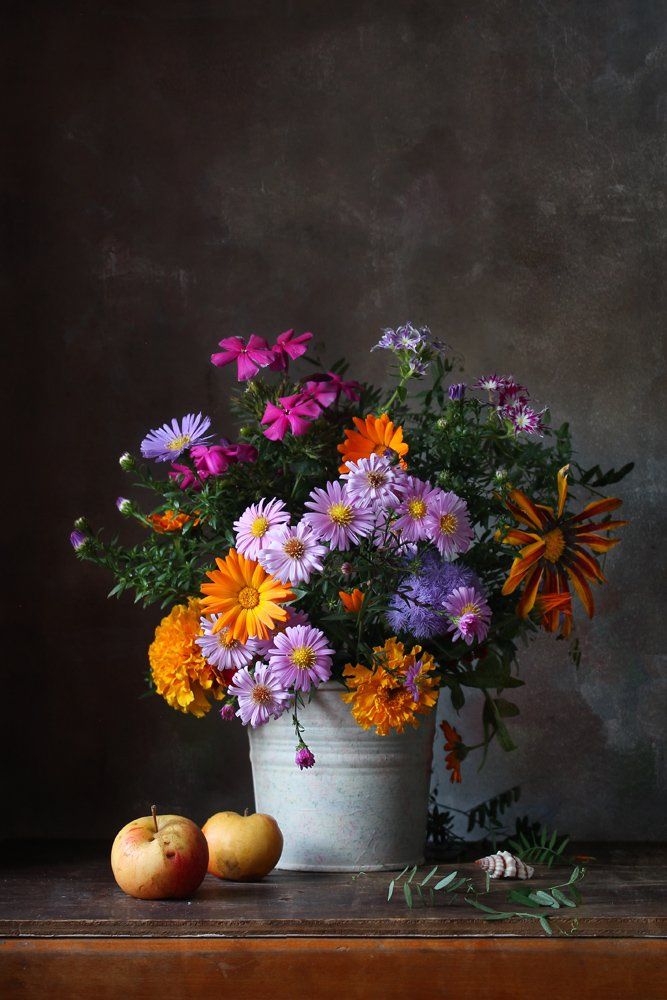 натюрморт, букет, цветы, октябрь. осень, Курочкина Диана