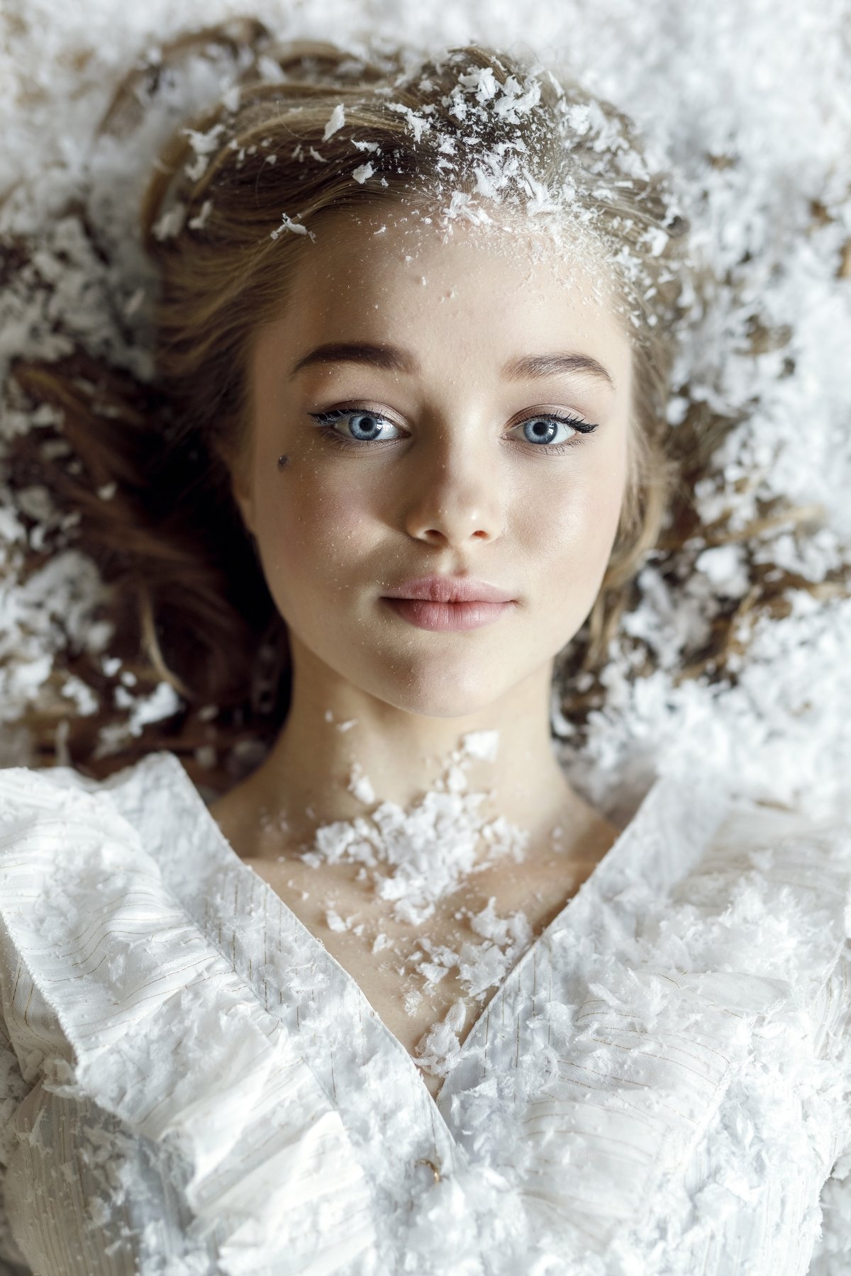 портрет девушка зима, Елена Мухамедшина