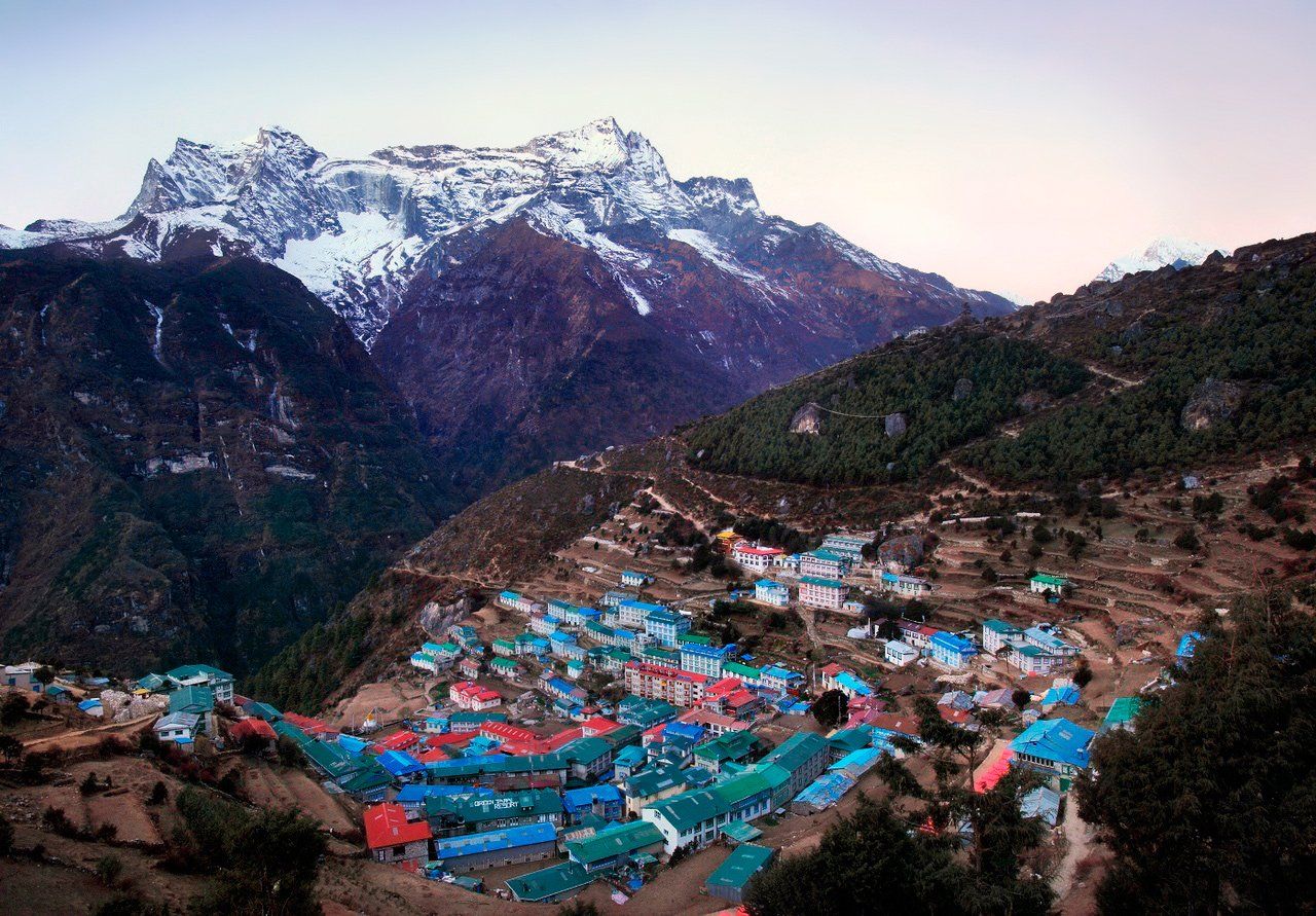 горы, гималаи, непал, намче-базар, Сергей Макурин