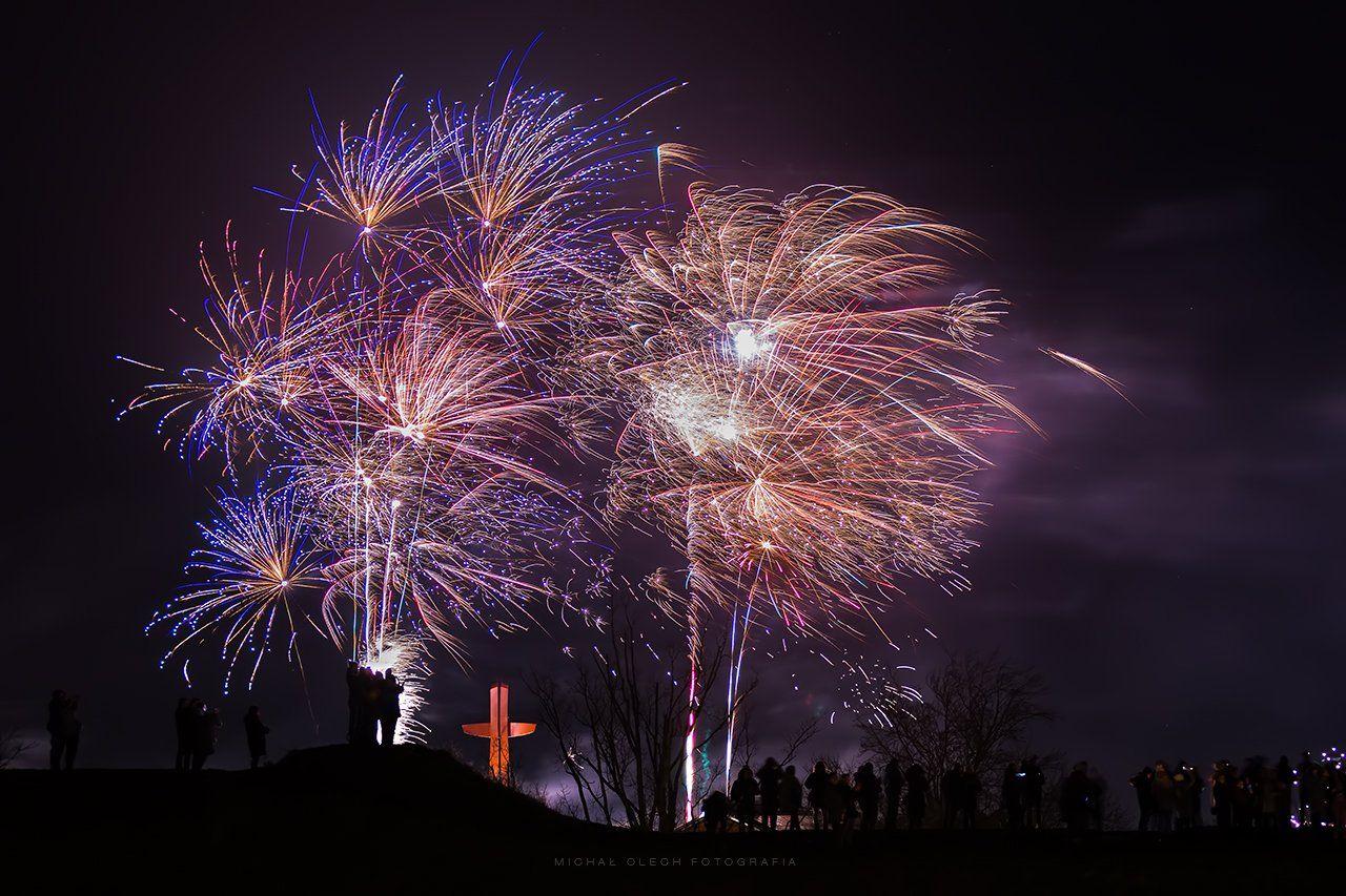 2020, new year, gdansk, poland, fireworks, Michal Olech