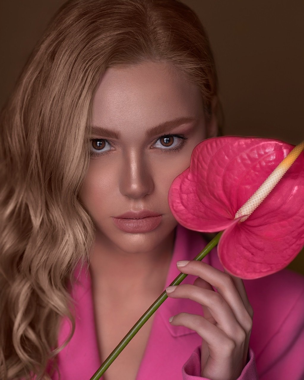 #pink #portrait #fashion #beauty #makeup #flower, amir seilsepour