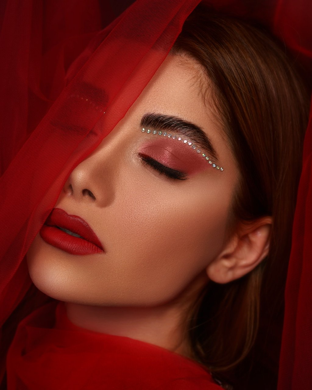#red #beauty #iran #portrait #iran #makeup, amir seilsepour