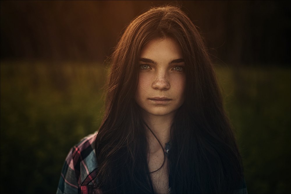 summer, portrait, girl, Данила Лопаткин