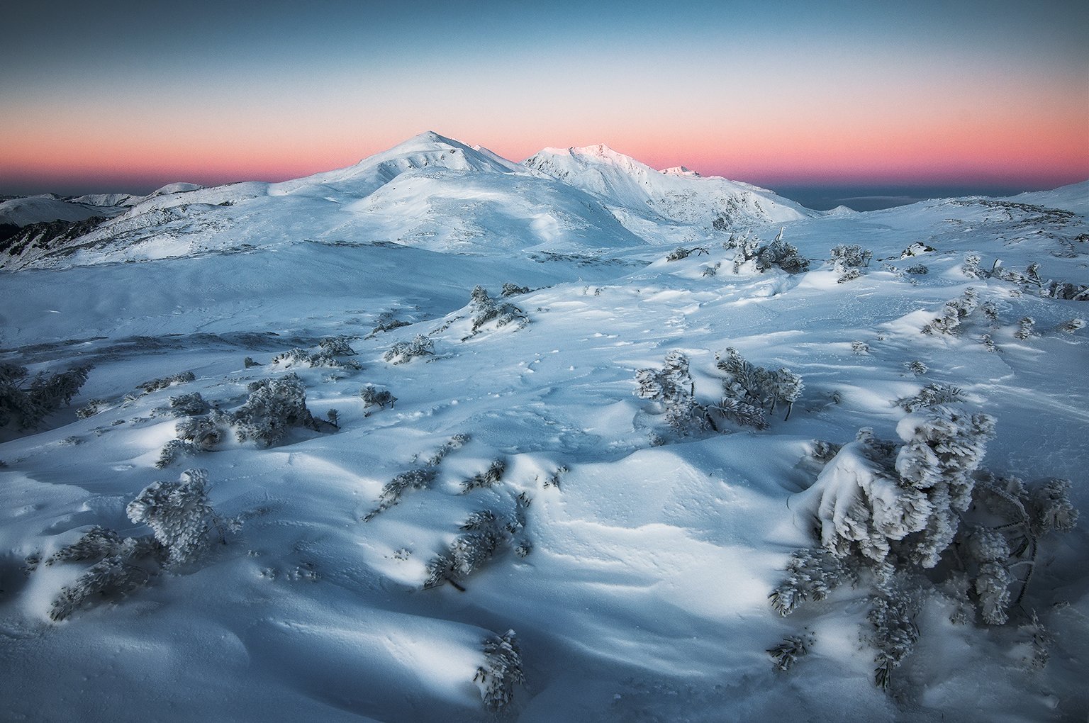landscape, expression, romania, sunrise, ridge, winter, frozen, Csomai David