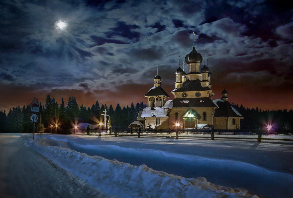 беларусь, звезды, зима, луна, мороз, ночь, снег, озерцо, логойск, дудутки, вечера-на-хуторе, Melnik-oy Serg-N-