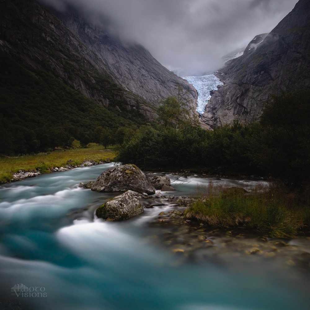 glacier,norway,norwegian,scandinavia,nature,river,long exposure,briksdalsbreen,, Adrian Szatewicz