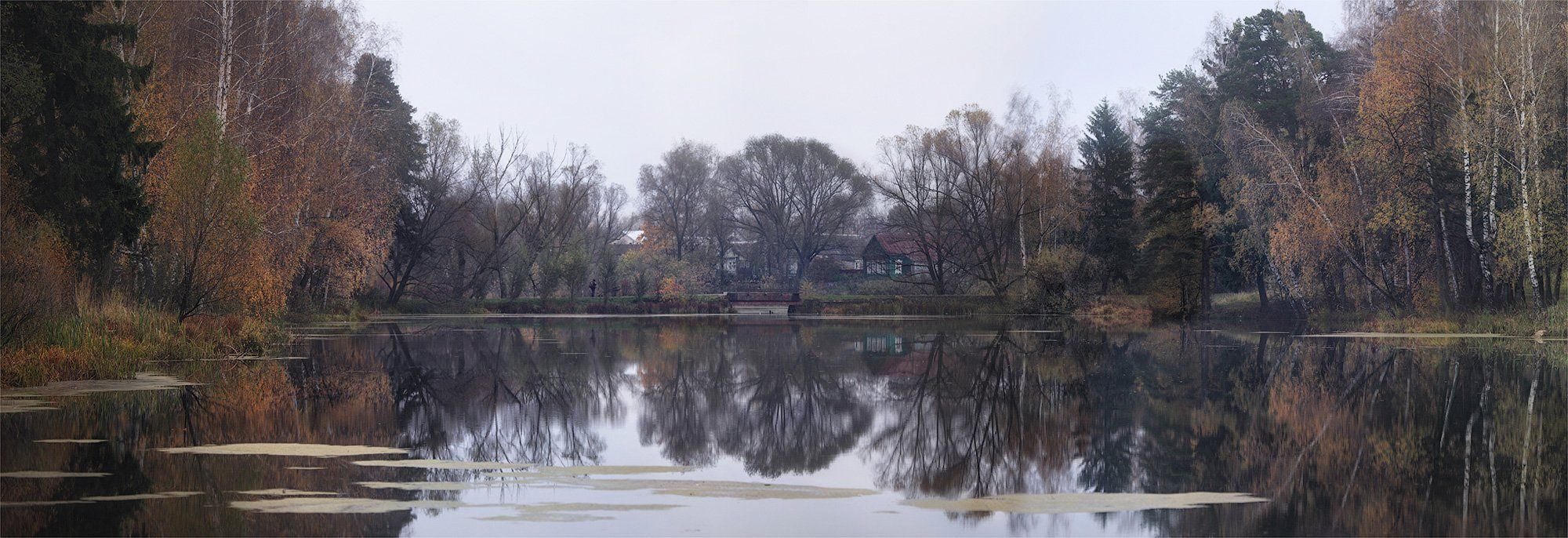 осень, озеро, октябрь, Сергей