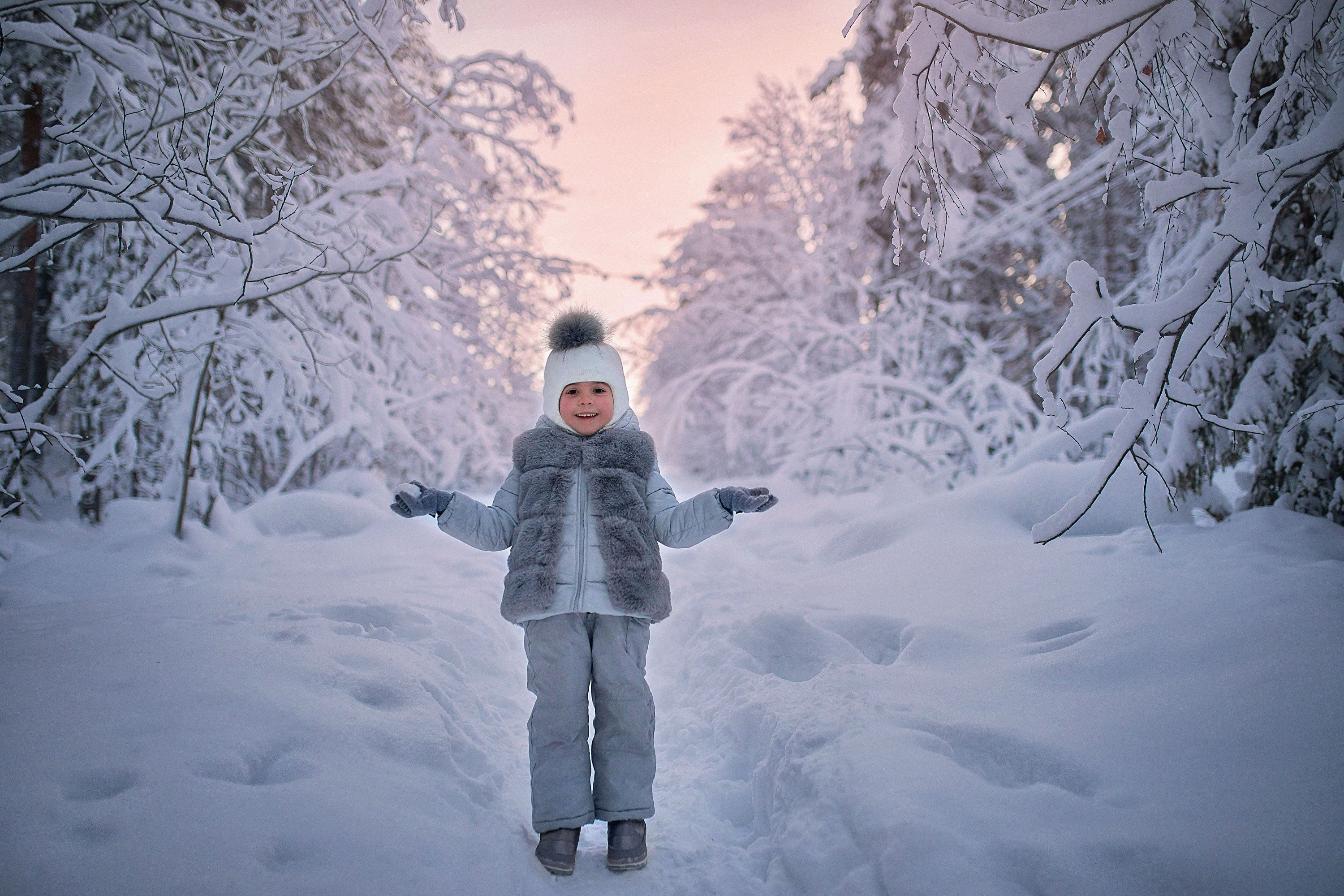 детская фотография, детский портрет зима, снег, зимняя финляндия, лапландия, зимняя сказка, Александра Пименова