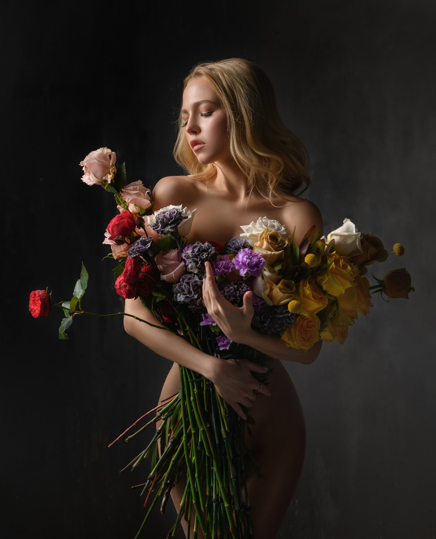 #взгляд  #портрет #flora #flowers #body #portrait #beaty #nature #girl #model, Борис Тменов
