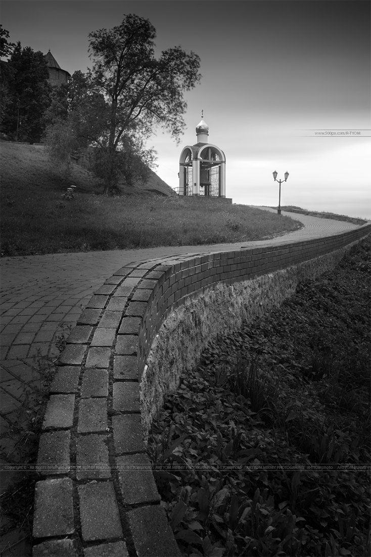 нижний новгород, артем мирный, россия, храм, небо, artyom mirniy, art, nizhny novgorod, church, russia, город, кремль, холм, дорога, capriccio, Артём Мирный