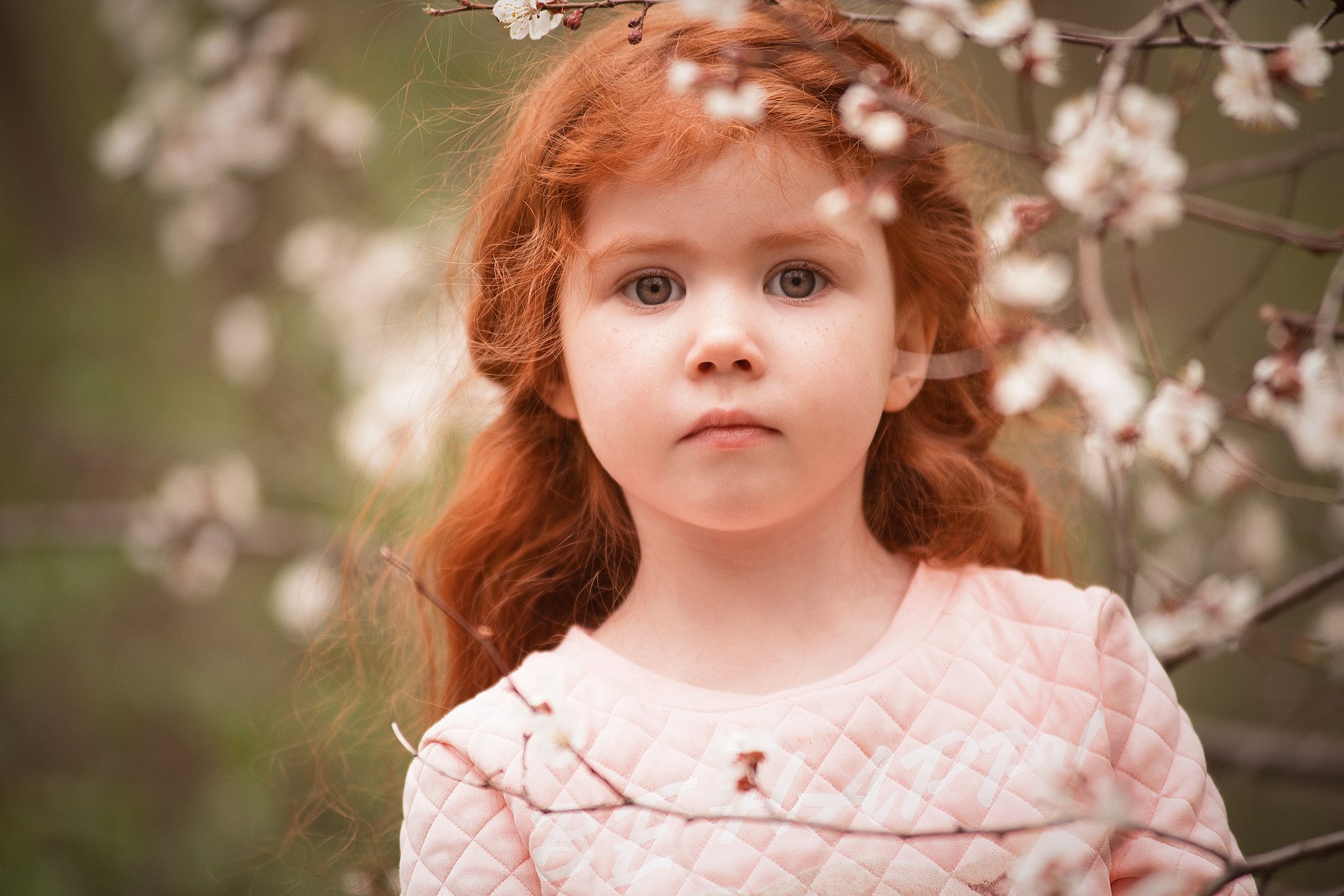 Девочка ребенок портрет рыжий весна, Ольга Алехина