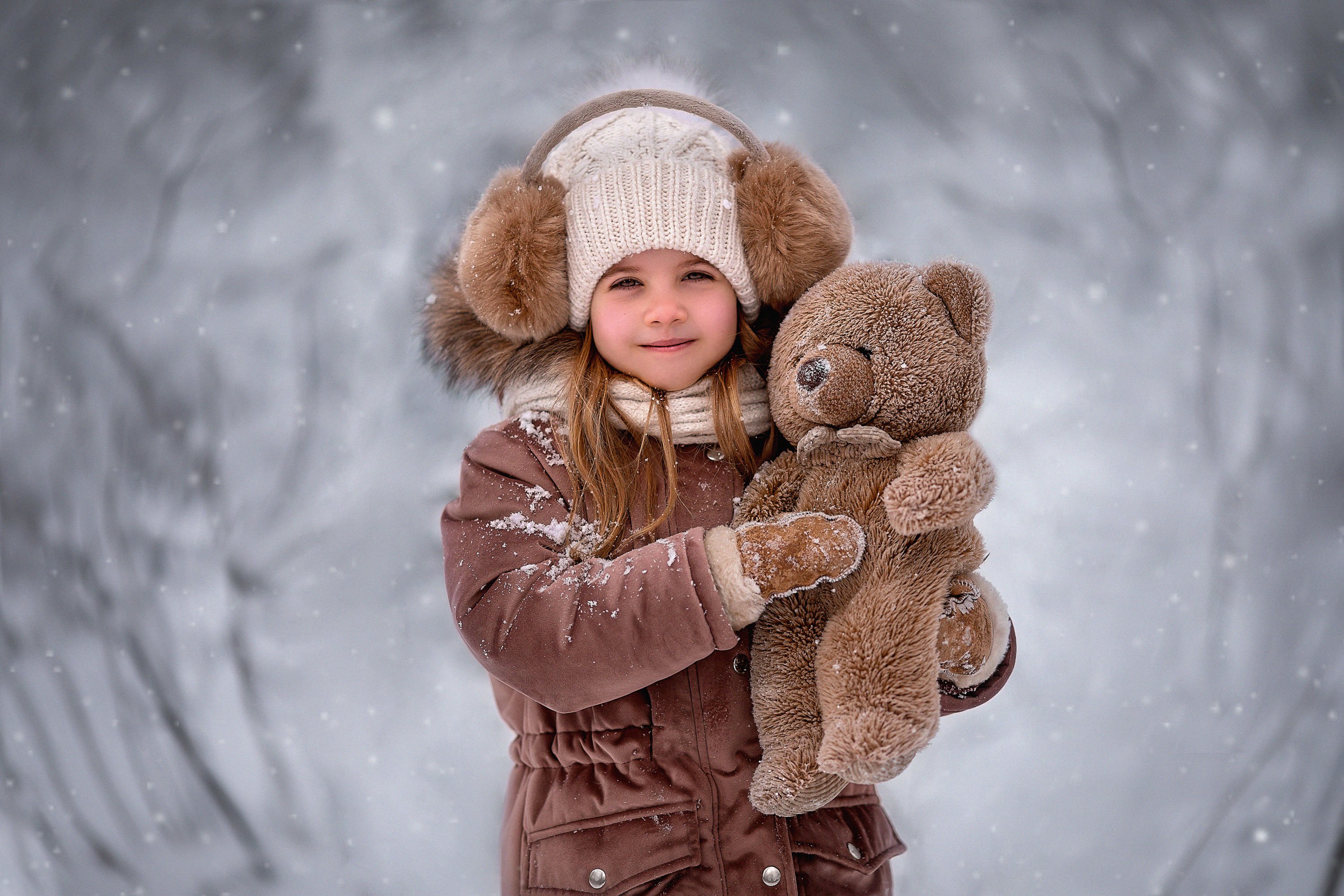зима, снег, детский портрет, детский фотограф, Александра Пименова