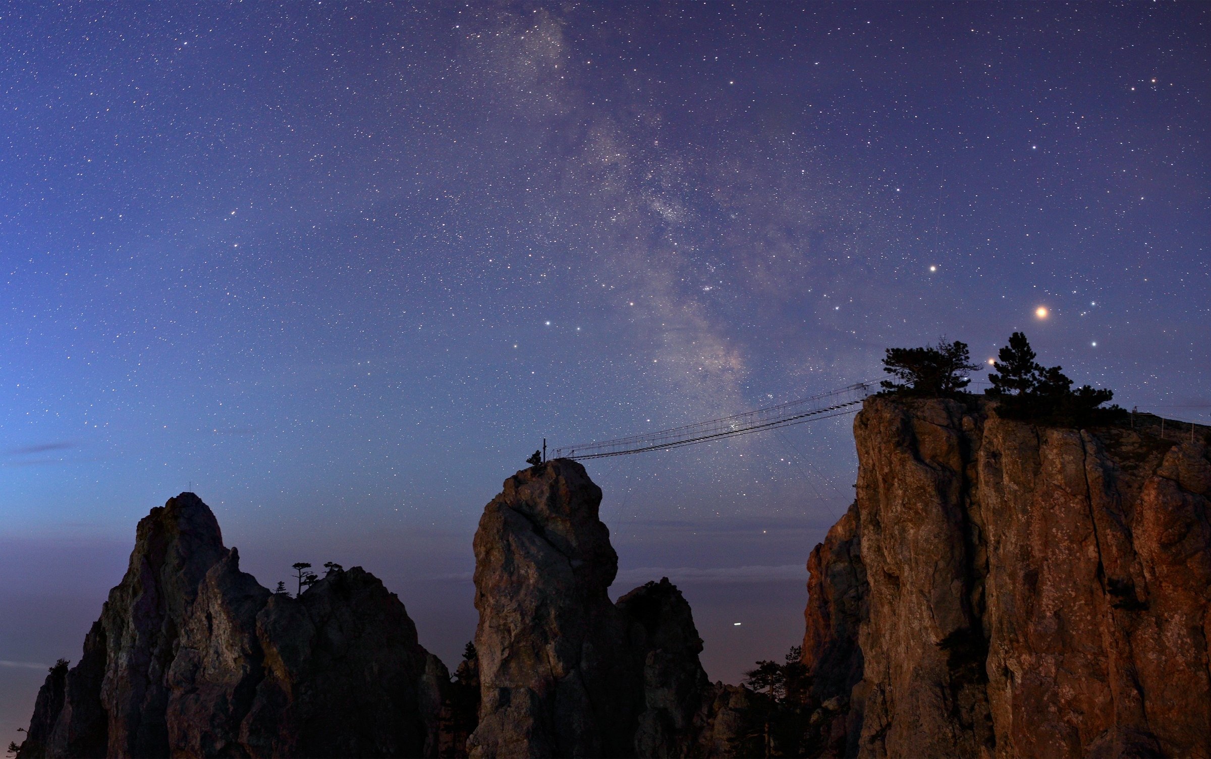 ночь звезды ночной пейзаж астрофотография, Михаил Рева
