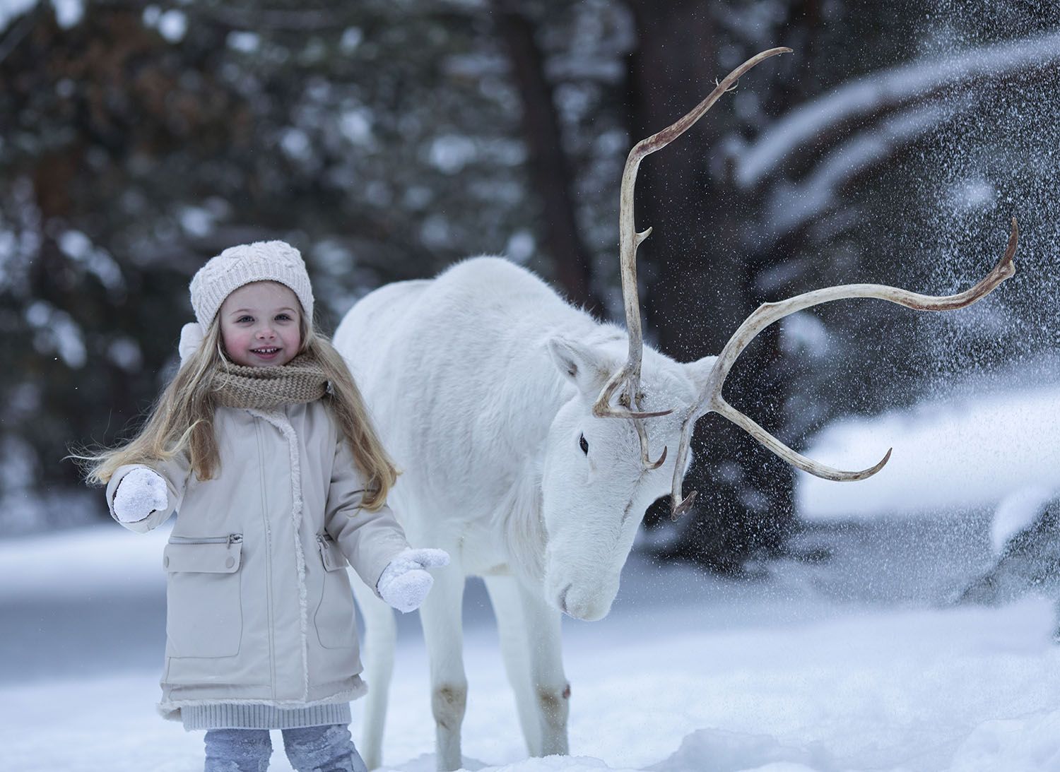 девочка, олень,зима, рождество, путешествие, children, kids, reindeer, winter, travel, emotions, Юлия Стукалова