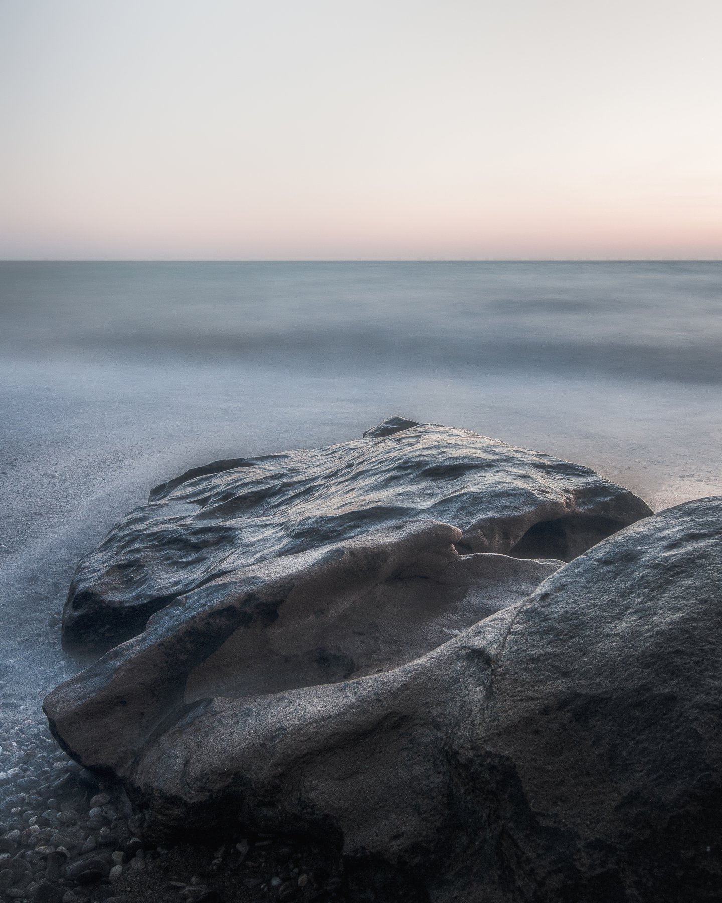море, камни, пейзаж, длинная выдержка, природа, абстракция, Даниил Силантьев