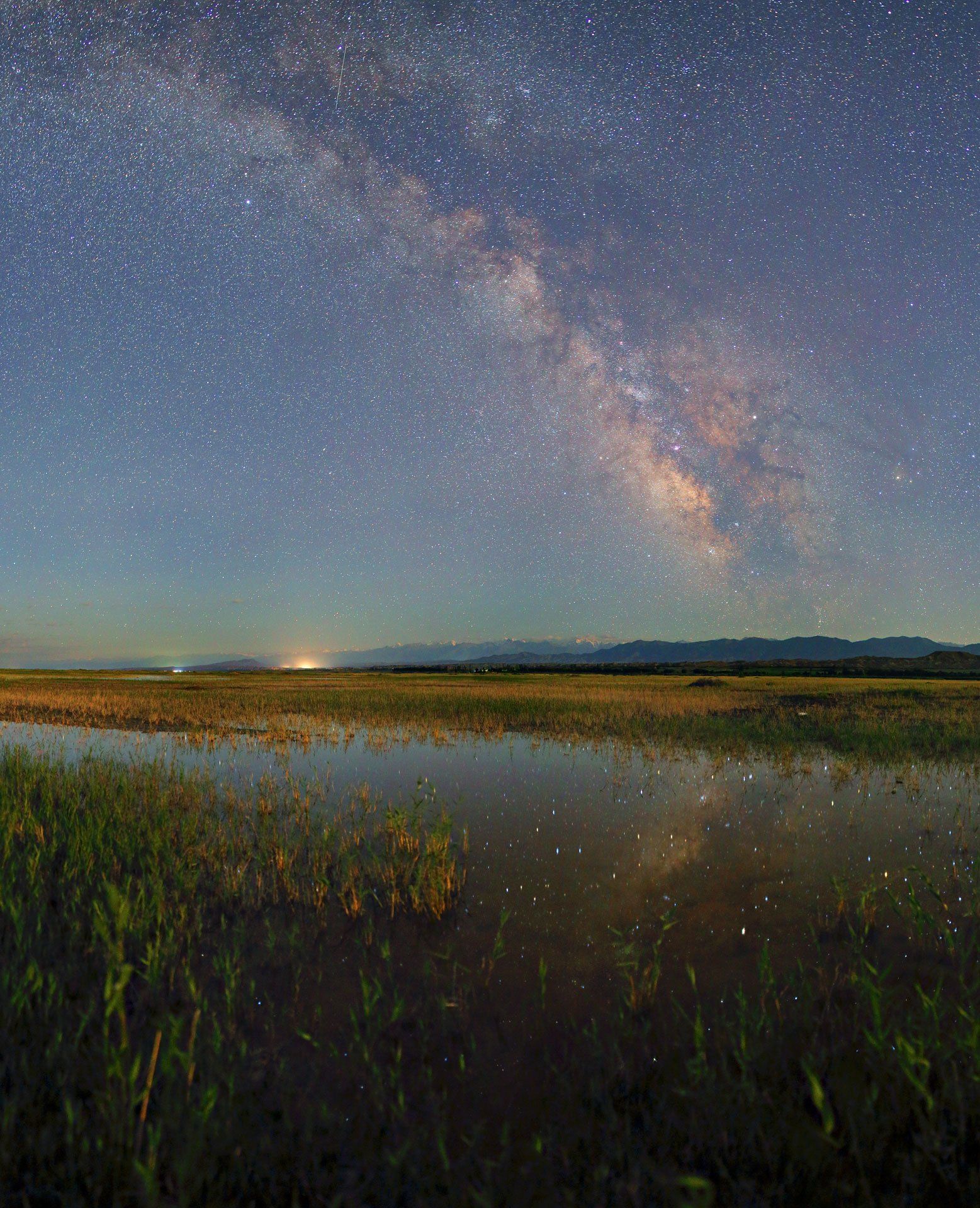 ночь звезды иссык-куль ночной пейзаж астрофотография млечный путь, Михаил Рева